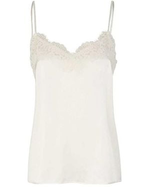 Rosemunde Jade Silk Camisole - White