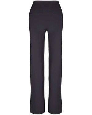 Commando Neoprene Wide Leg Trousers - Blue