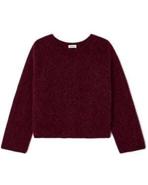 American Vintage Vitow Alpaca Blend Jumper - Red