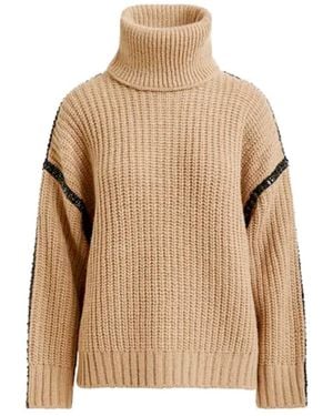 Essentiel Antwerp Detachable Turtleneck Indsay Jumper - Natural