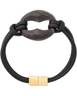 Vanessa Baroni Turtle Leather Bracelet - Metallic