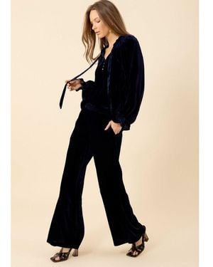 Hale Bob Velvet Trousers - Black