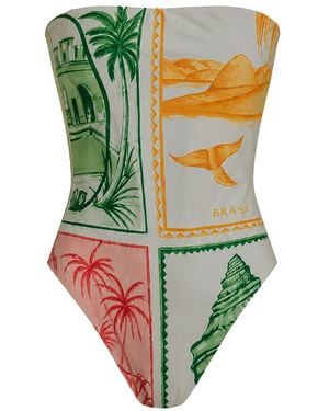 FARM Rio Brasil Vintage One Piece - Green