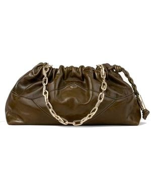 Ba&sh Vintage June Leather Bag - Brown