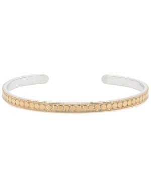 Anna Beck Dotted Stacking Cuff - White