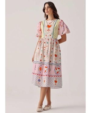 NOIB Lyla Midi Dress - Pink