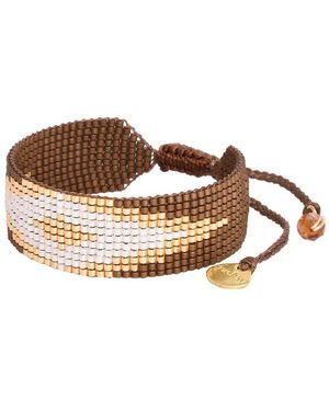 Mishky Peeky Beaded Bracelet - Brown