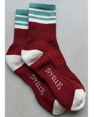 Ivy Ellis Highland Socks - Red