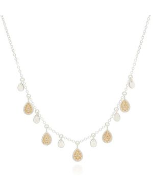 Anna Beck Teardrop Charm Harmony Necklace - Metallic