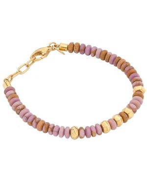 Anna Beck Jacaranda Mauve Beaded Bracelet - Metallic