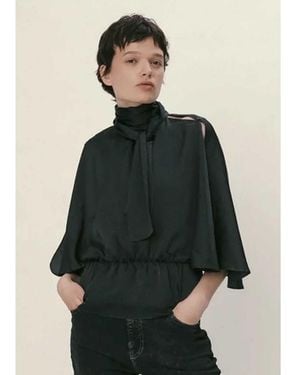 Stella Nova Butterfly Sleeved Blouse - Green