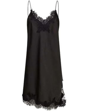 Haute L'Amitié Naomi Asymmetrical Lingerie Dress - Black