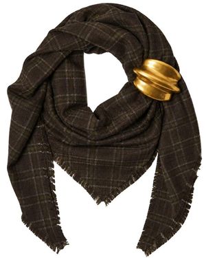 Day Birger et Mikkelsen Zia Scarf With Brooch - Black