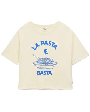 AP Pasta E Basta Organic Cotton T-Shirt - White