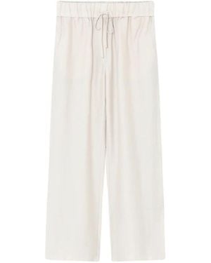 Day Birger et Mikkelsen Olli Slub Wide Leg Trousers - White