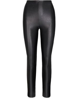 Commando Basic Faux Leather Leggings - Black