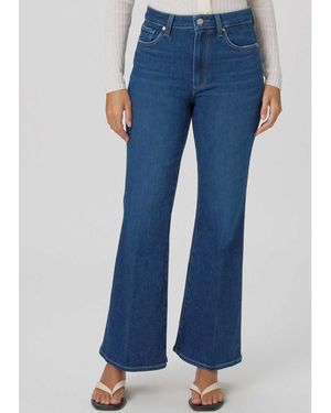 PAIGE Marlow Skimmer High Rise Flare Jean - Blue