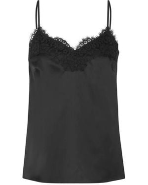 Rosemunde Jade Silk Lace Camisole - Black