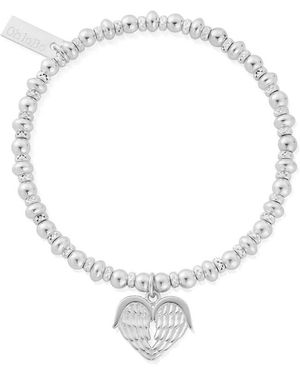ChloBo Didi Sparkle Heavenly Heart Bracelet - Metallic
