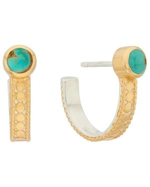 Anna Beck Mercado Hoop Earrings - Metallic