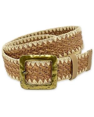 Nooki Design Jossie Woven Belt - Metallic
