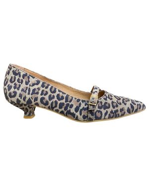 Pavement Arian Suede Kitten Heel - Multicolour