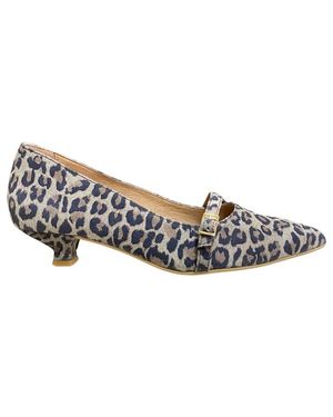 Pavement Arian Suede Kitten Heel - Multicolour