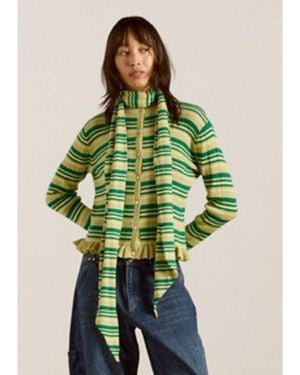 Damson Madder Anelis Cardigan - Green