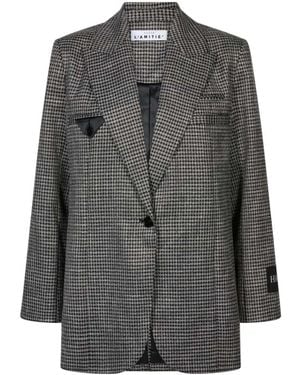 Haute L'Amitié Single Blazer - Grey