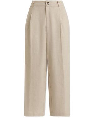 Varley Ellison Crop Wide Leg 24 Trouser - Natural