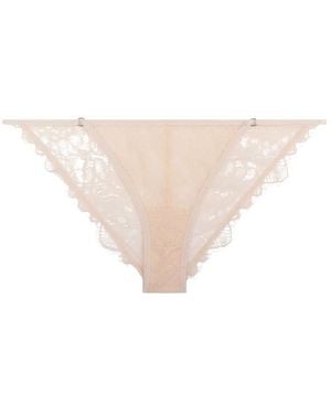 Love Stories Wild Rose Lace Tanga Knicker - Natural