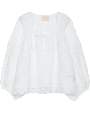 SISSEL EDELBO Agathe Organic Cotton Blouse - White