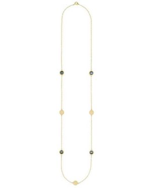 Anna Beck Long Pearl Station Necklace - White
