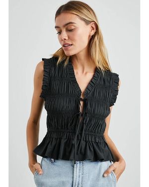 Rails Martine Cotton Mix Top - Black