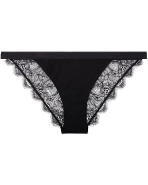 Love Stories Wild Rose Single Tanga Brief - Black