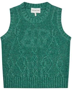 Munthe Noey Knit Tank - Green