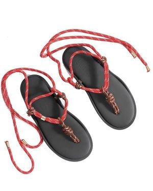 FLOWZE Flo Twin Cord Tie Sandals - Multicolour