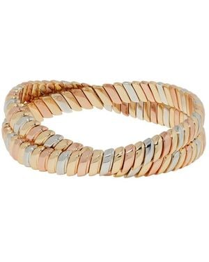 Roxanne Assoulin Double Cobra Bracelet - Metallic
