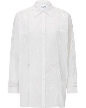 Hayley Menzies August Embroidered Shirt - White