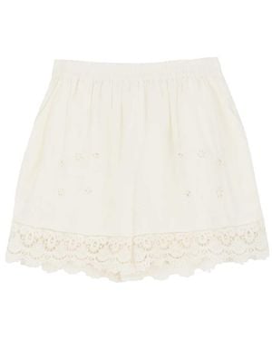 SKALL Tallulah Organic Cotton Shorts - Natural
