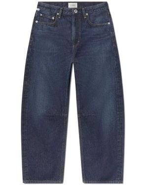 Citizens of Humanity Miro Relaxed Barrel Leg High Rise Jean - Blue