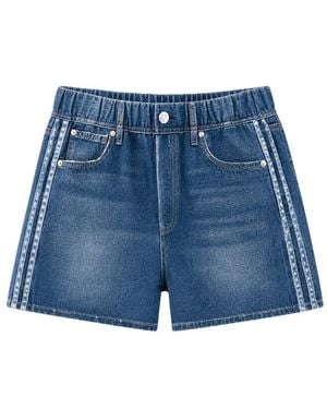 Rag & Bone Rb Miramar Terry Track Shorts - Blue