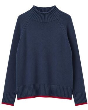 Rag & Bone Hazel Roll Neck Jumper - Blue