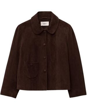 Ba&sh Milas Suede Jacket - Brown