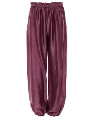 Devotion Silkstone Balloon Trousers - Red