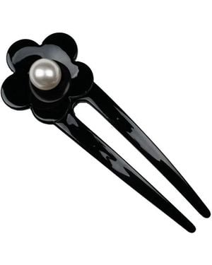 SUI AVA Eva Flower Clip - Black
