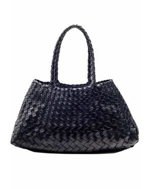 Dragon Diffusion Santa Croce Big Woven Bag - Blue