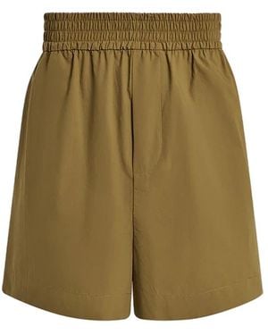 Varley Morales Cotton Shorts - Green