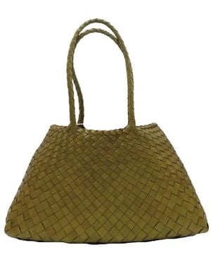 Dragon Diffusion Santa Croce Big Woven Bag - Green