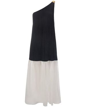 Sancia Claudia One Shoulder Dress - Blue